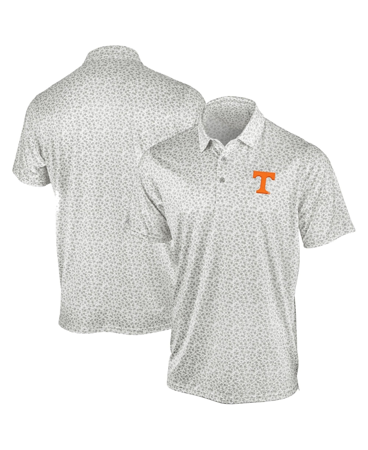 Antigua Men's Gray Tennessee Volunteers Flourish Polo Shirt - Gray