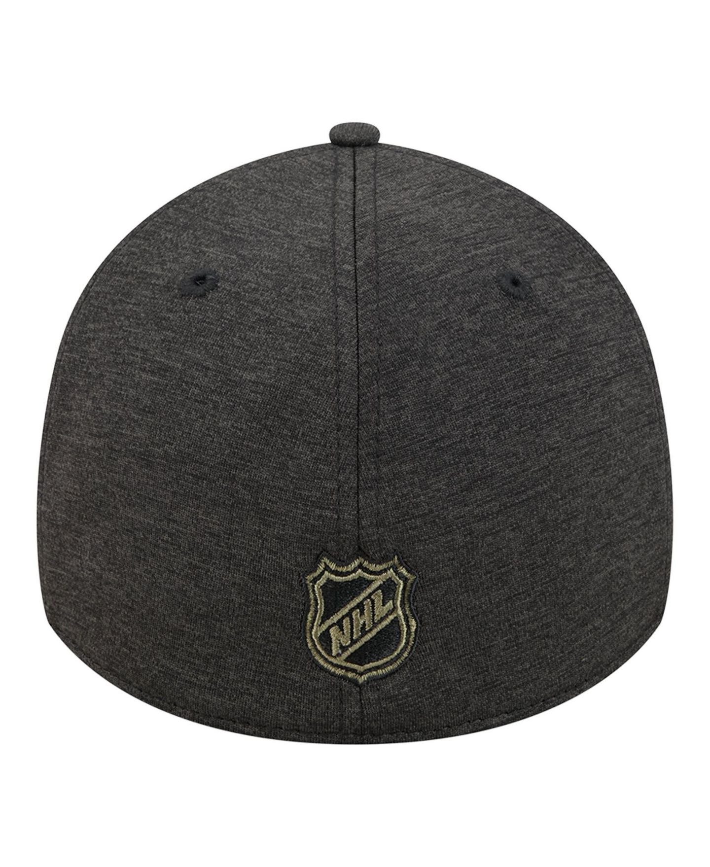 Мужской головной убор New Era Black Colorado Avalanche Stealth Mode Flex 39Thirty Stretch Hat — фото 4