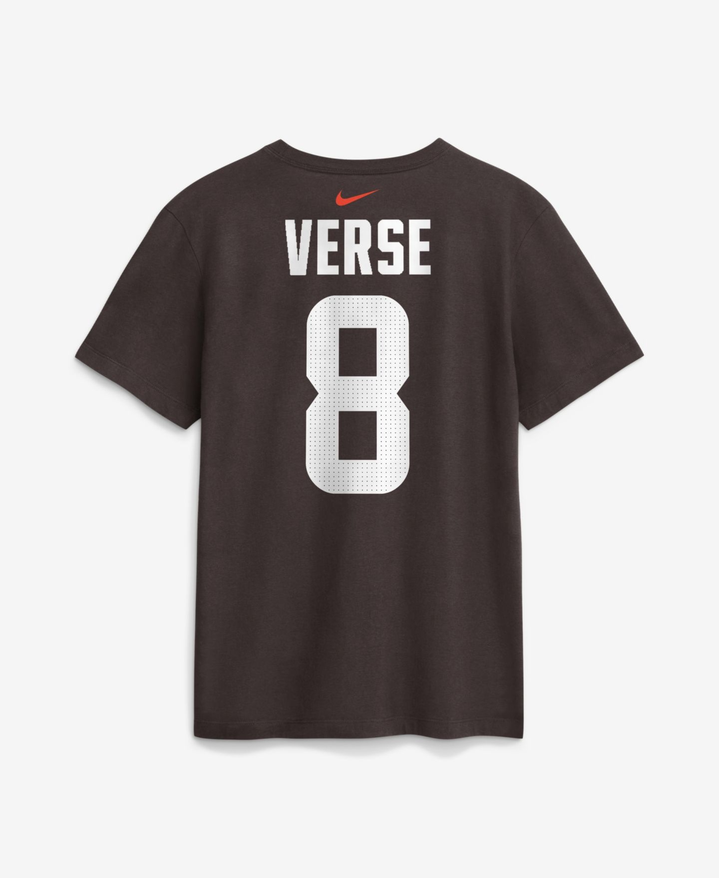 Мужская футболка Nike Jared Verse Brown Cleveland Browns Name & Number — фото 3