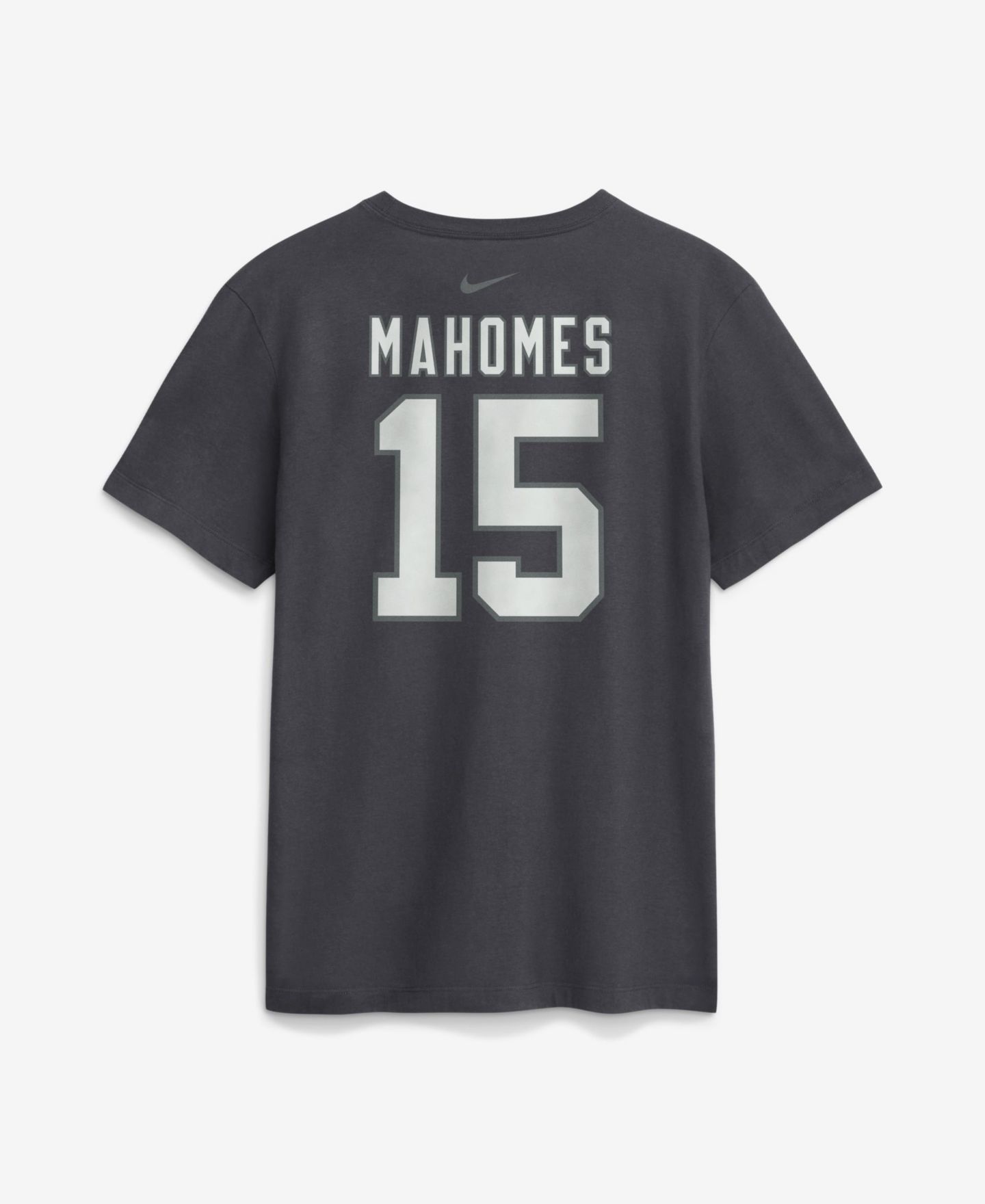 Мужская футболка Nike Patrick Mahomes Anthracite Kansas City Chiefs Name & Number — фото 3