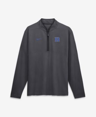 Men's Anthracite Duke Blue Devils Dri-FIT Victory Half-Zip Pullover