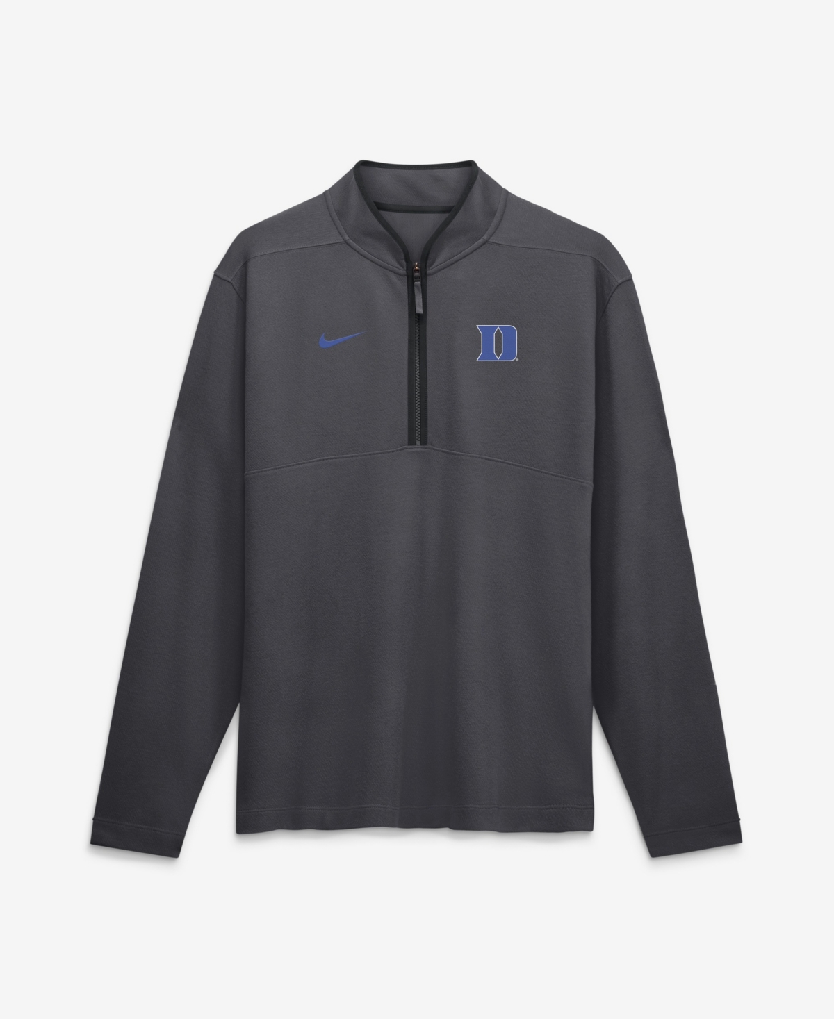 Nike Men's Anthracite Duke Blue Devils Dri-fit Victory Half-Zip Pullover - Anthracite