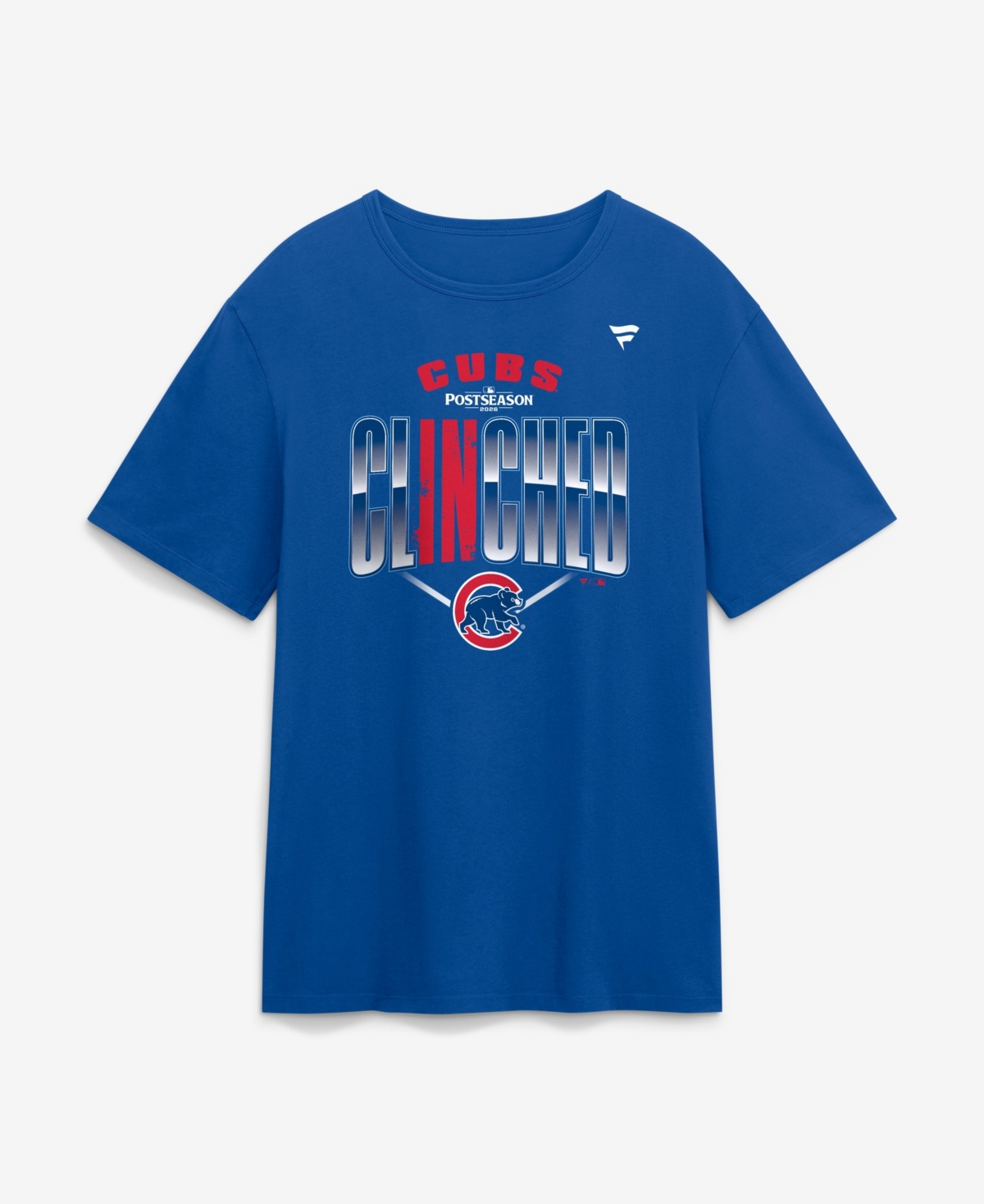 Fanatics Men's Royal Chicago Cubs 2026 Mlb Postseason Locker Room T-Shirt - Royal