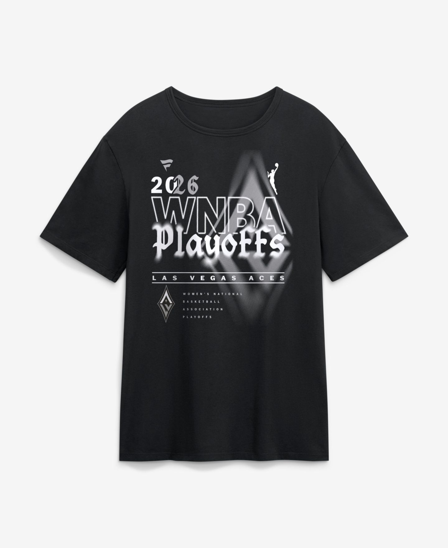 Мужская футболка Fanatics Black Las Vegas Aces 2026 WNBA Playoffs — фото 1