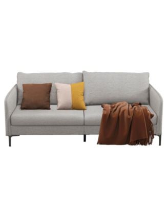 76-Inch Modern Loveseat Sofa with Metal Legs