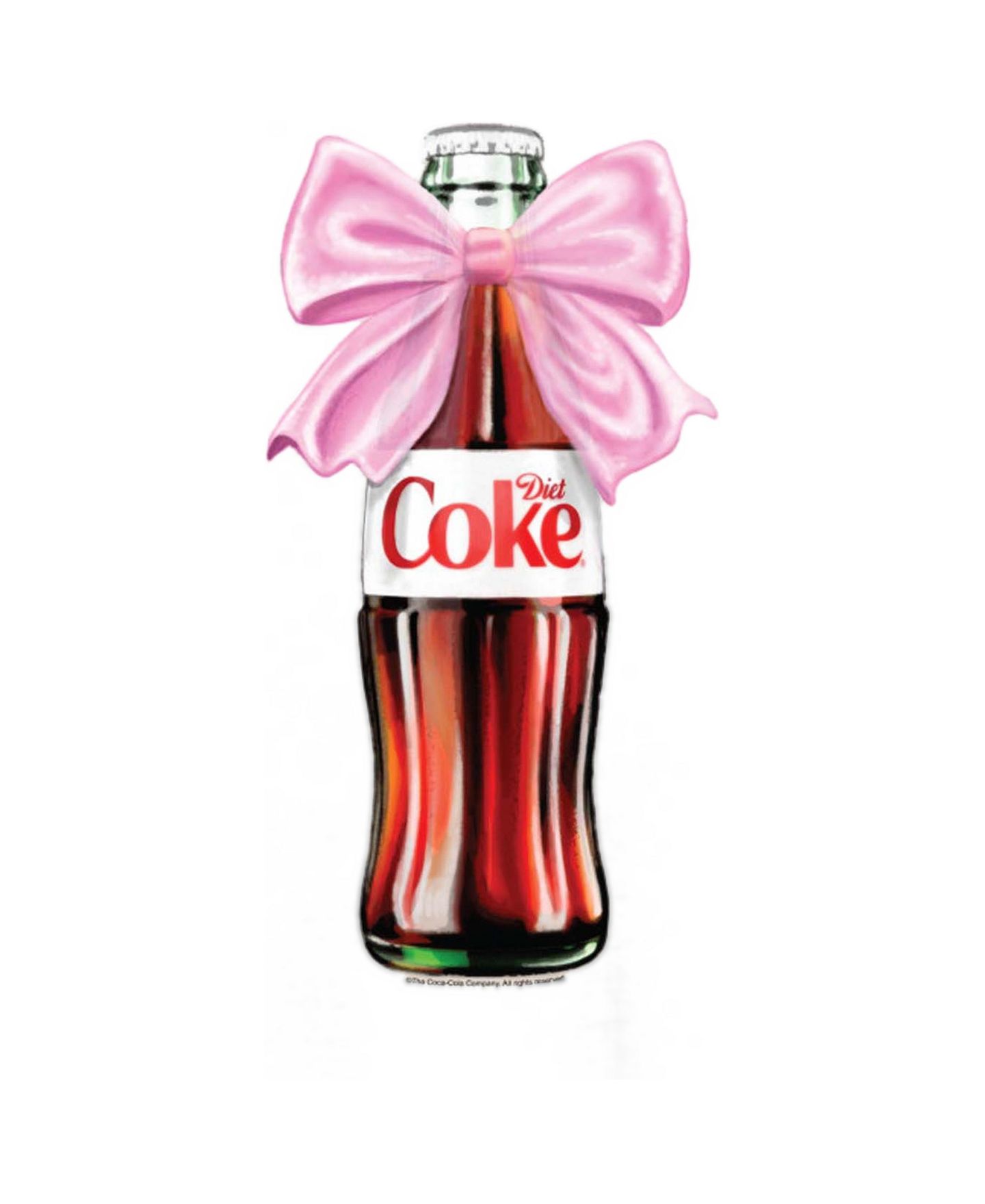 Женская футболка Diet Coke Juniors' Bottle Bow Graphic Relaxed Fit Crewneck, цвет: Берёзовый — фото 3