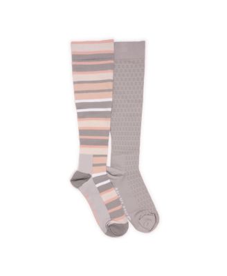 Women's Compression Knee-High Socks, 2-Pair