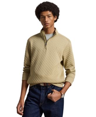 Men's Quilted Double-Knit Jersey Pullover