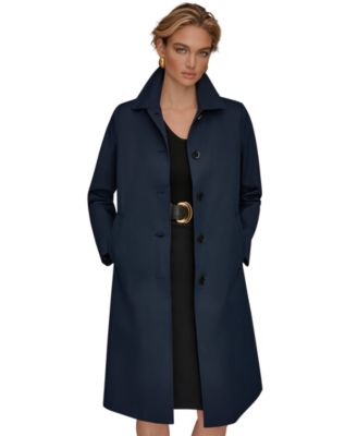 Women's Balmacaan Shirt Collar Coat
