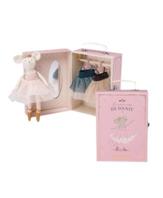 The Little School of Dance Ballerina Mouse Wardrobe Suitcase with 3 Tutus, Ages 3+