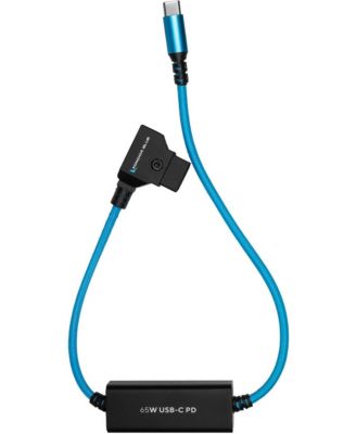 16" D-Tap to USB Type-C Power Delivery Cable for Mirrorless Cameras and Laptops