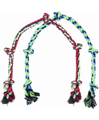 Heavy Duty Rope Dog Toys for Large Breed Aggressive Chewers Tug of War