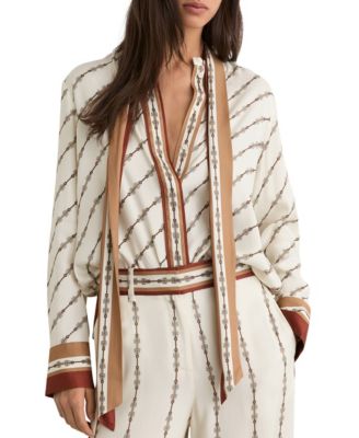 Women's Lydia V-Neck Long-Sleeve Blouse