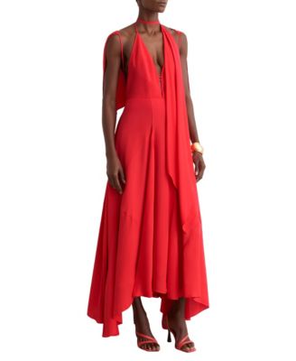 Women's Evory Halter Asymmetrical Cutout Dress