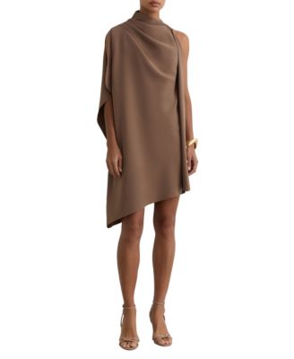Women's Ellery One Shoulder Mock Neck Dress