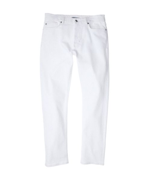 Мужские джинсы Mango Superior Denim Slim-Straight, цвет: Молочный белый