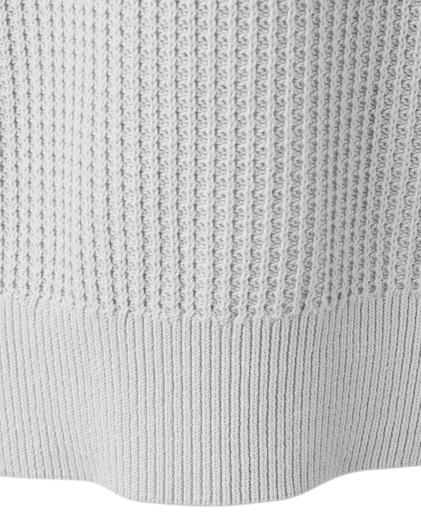 Мужской свитер Mango Bilbo Cotton Crewneck Ribbed, цвет: Ледяной серый — фото 7