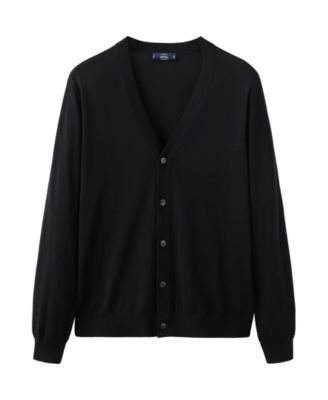 Men's Essentials Regular-Fit V-Neck Cardigan