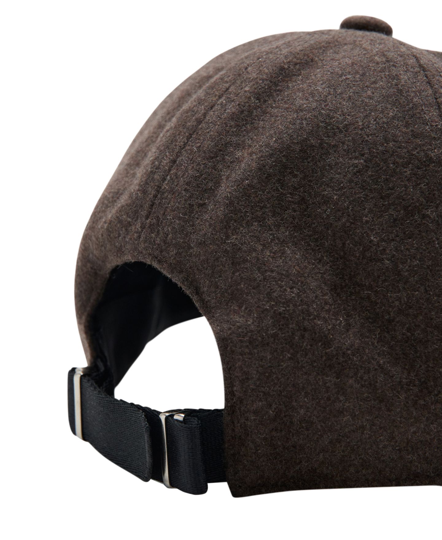 Мужская кепка Mango Wool-Blend Adjustable, цвет: Пастельный коричневый — фото 3