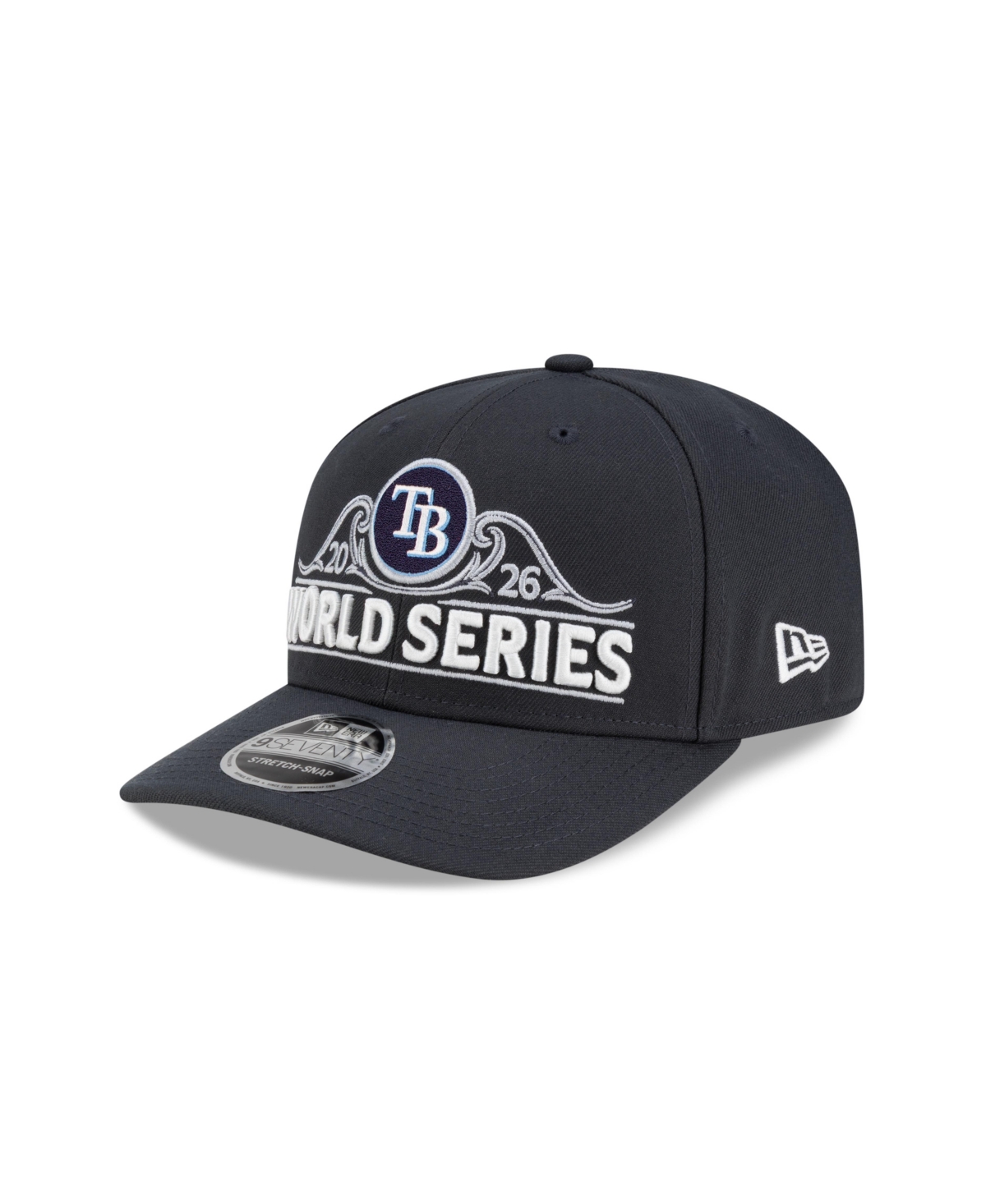 New Era Men's Charcoal Tampa Bay Rays 2026 American League Champions Locker Room 9SEVENTY Adjustable Hat - Charcoal