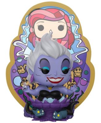 Disney Villains Little Mermaid Ursula Stained Glass Deluxe 5.61"H 1-Piece Action Figure, Ages 3+