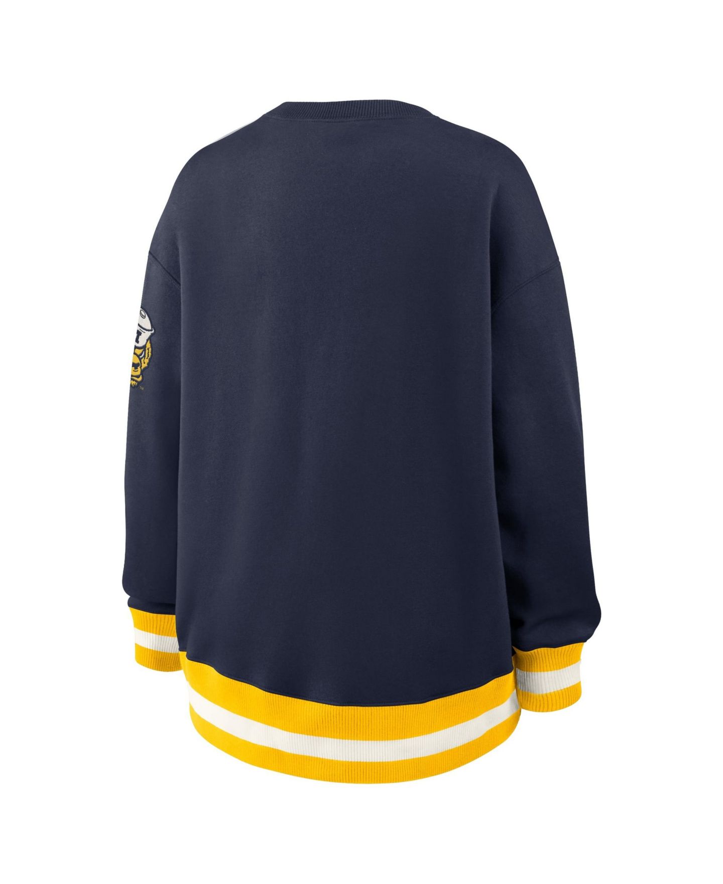Женская толстовка Nike Navy Michigan Wolverines Oversized Legacy Arch Phoenix — фото 3