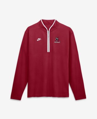 Men's Crimson Alabama Crimson Tide Courtside Victory Dri-FIT Half-Zip Pullover