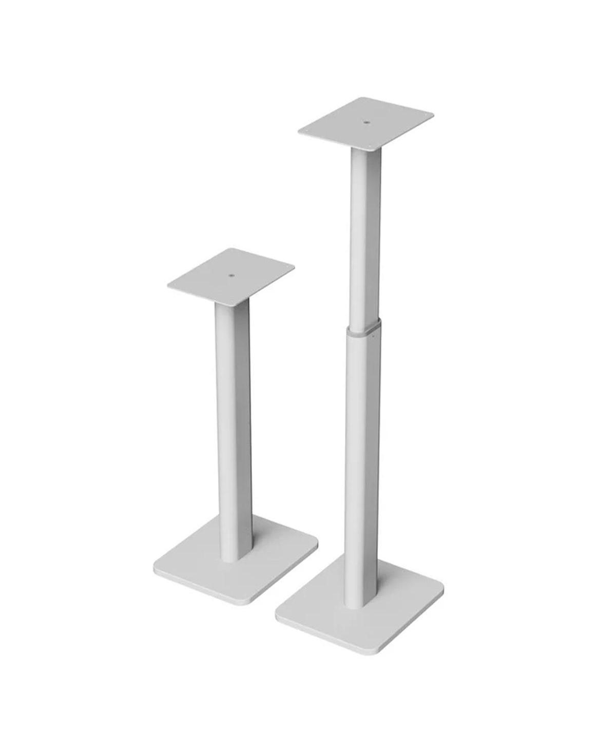 Kanto Sph Universal Height Adjustable Bookshelf Speaker Stands - Pair - White
