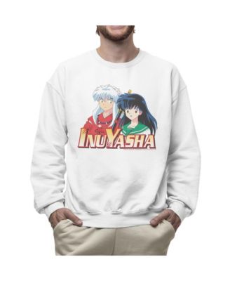 Men's Kagome Sweet Portrait Graphic Crewneck Long-Sleeve Sweatshirt