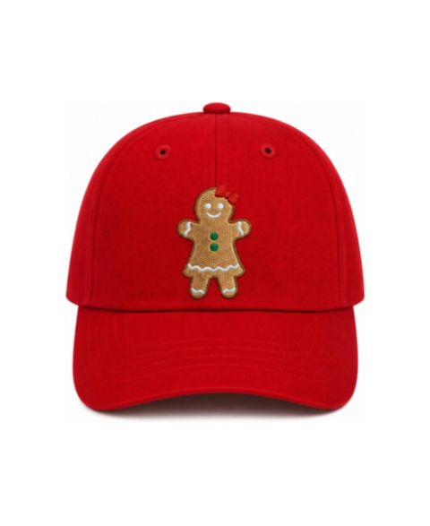 Кепки Bits & Bows Embroidered Gingerbread Bow для девочек, цвет: Красный