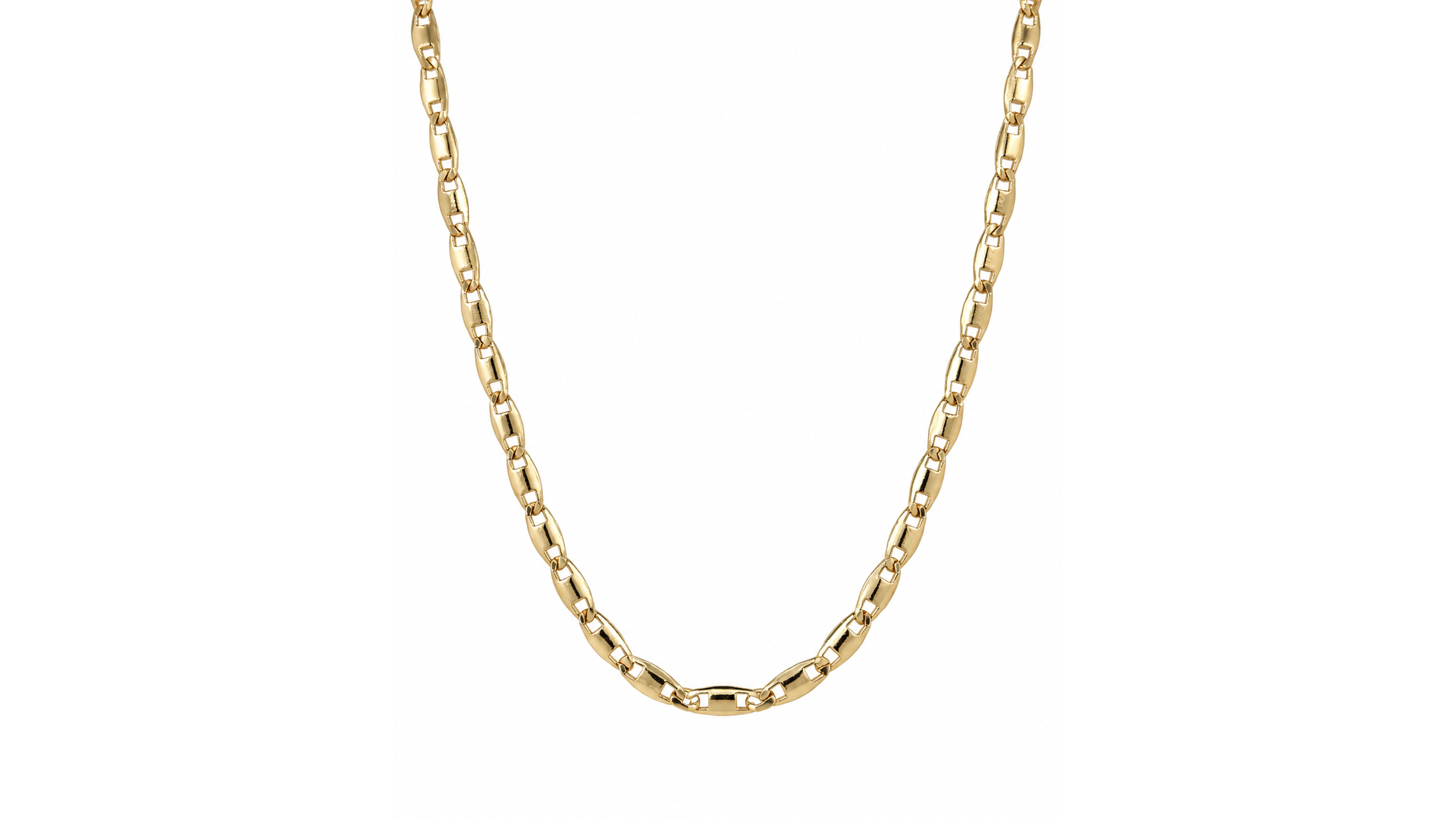 And Now This Mariner 18" Chain Necklace in Silver Plate or Gold Plate