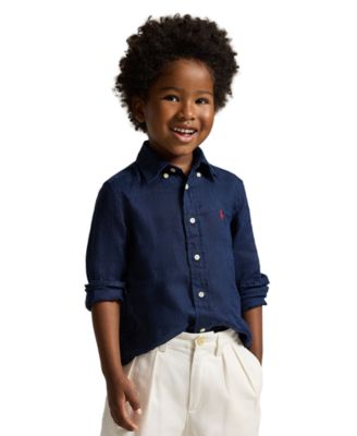 Boys' 2T-7 Linen Shirt