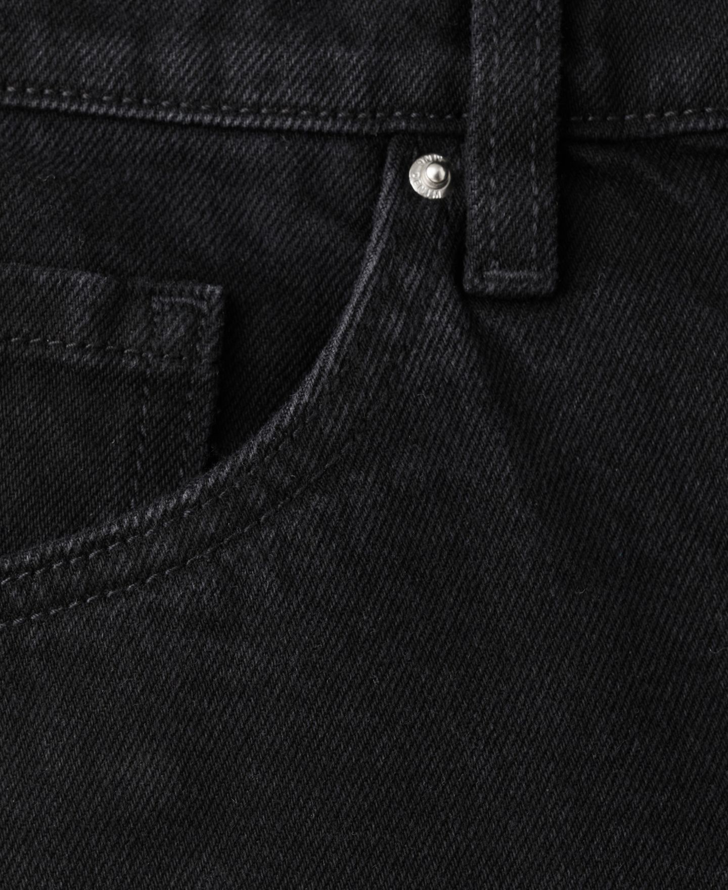 Женские шорты Mango Zoey Straight-Fit Denim, 3.94" Inseam, цвет: Чёрный джинсовый — фото 9