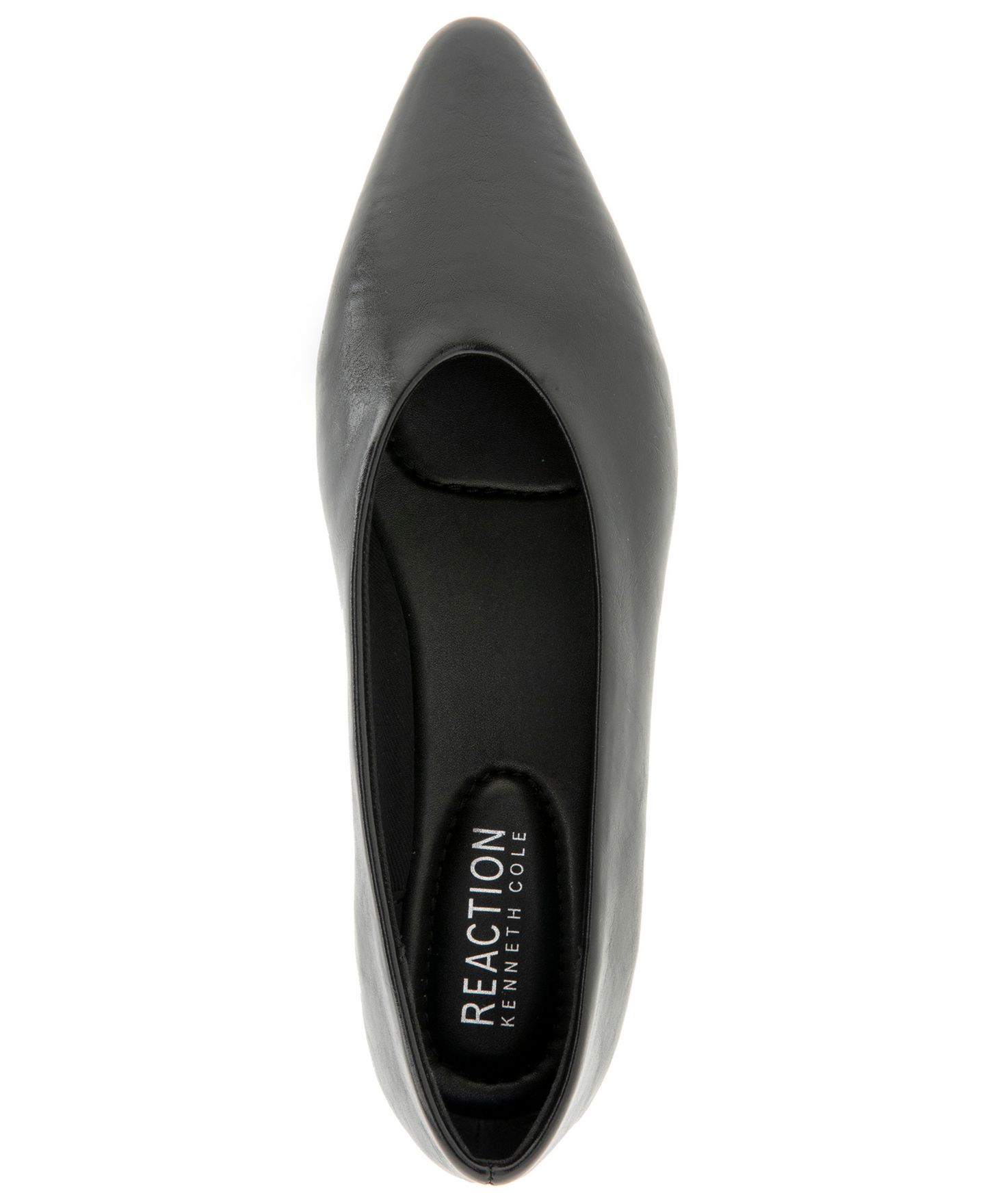 Женские балетки Kenneth Cole Reaction Leonore Pointed Toe Ballet Slip-On, цвет: Чёрный — фото 4