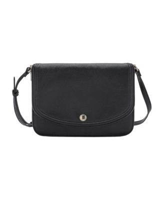 Women's Square Adjustable Faux Leather Crossbody Bag