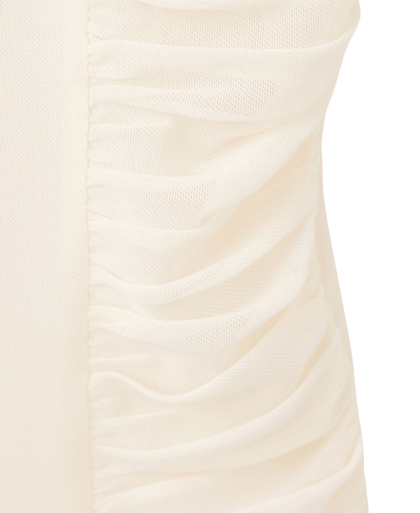 Женский топ Mango Lace V-Neck Draped Camisole, цвет: Экрю — фото 5