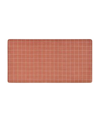Windowpane Check Kitchen Wellness Mat, 20" x 39"