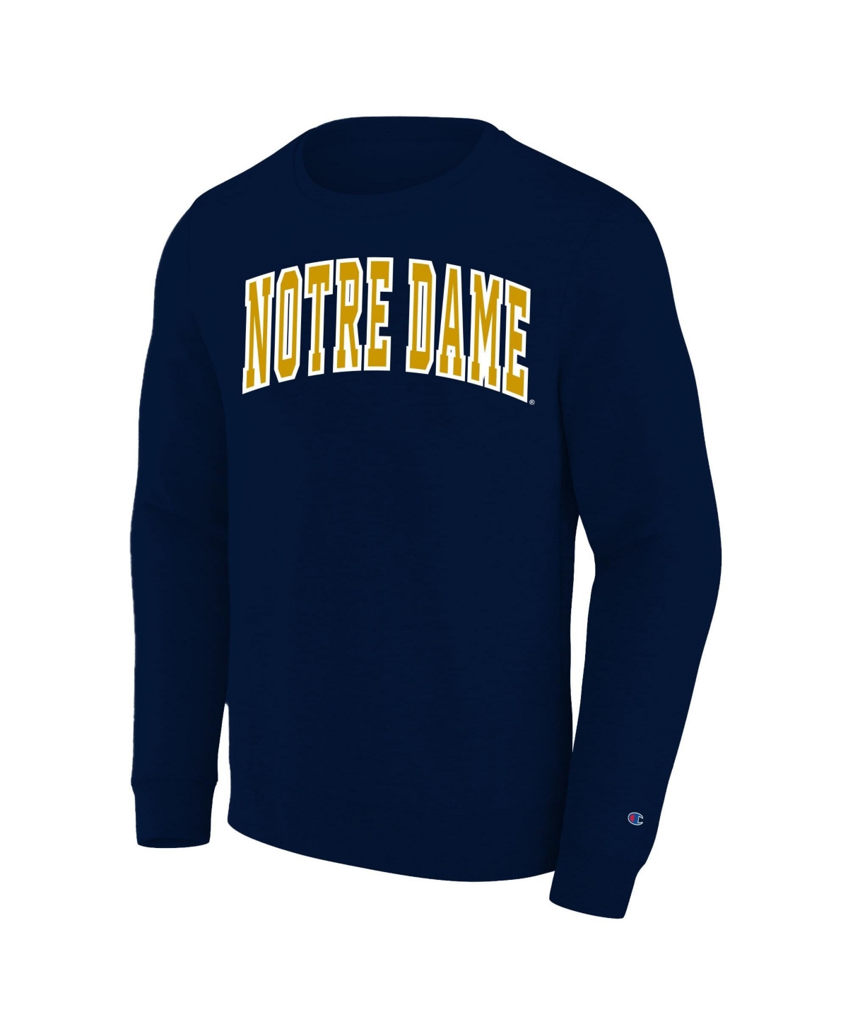 Champion Men's Navy Notre Dame Fighting Irish Arch Applique Big Tall Sweatshirt - Navy