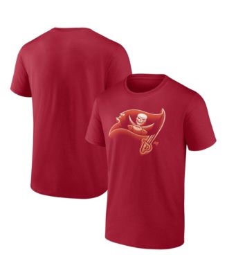 Men's Red Tampa Bay Buccaneers Chrome Dimension T-Shirt
