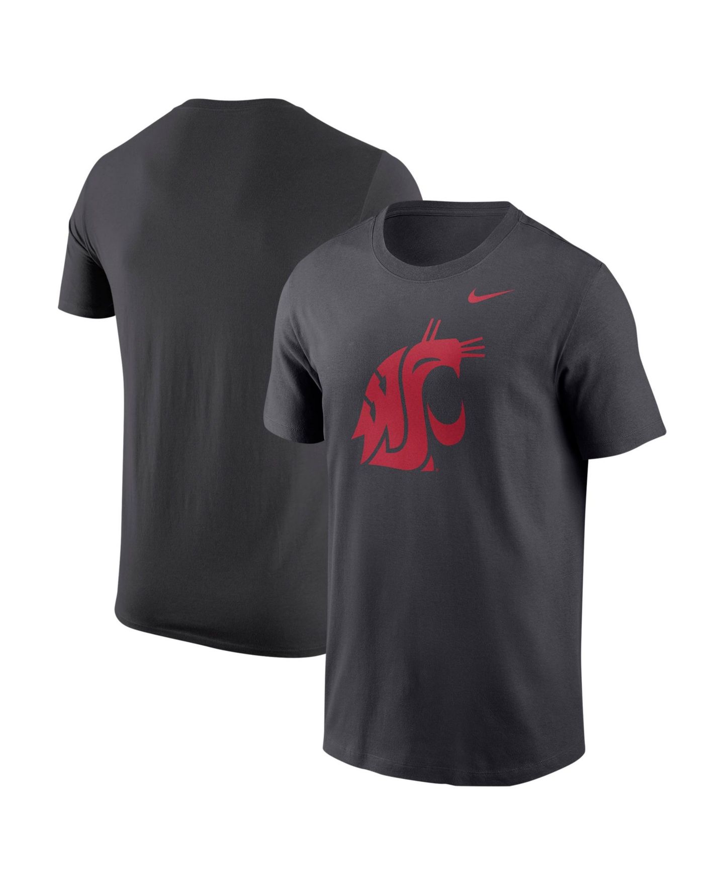 Мужская футболка Nike Anthracite Washington State Cougars Logo — фото 1