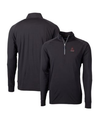Men's Black Alabama Crimson Tide Adapt Eco Knit Stretch d Quarter-Zip Pullover Top