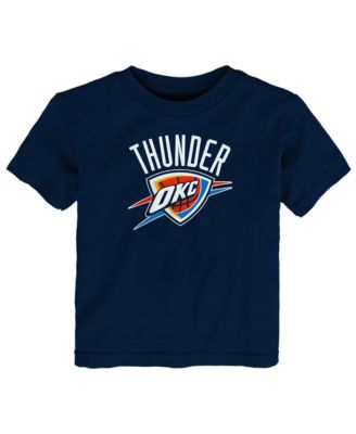 Baby Boys' and Girls' Navy Oklahoma City Thunder Primary Logo T-Shirt