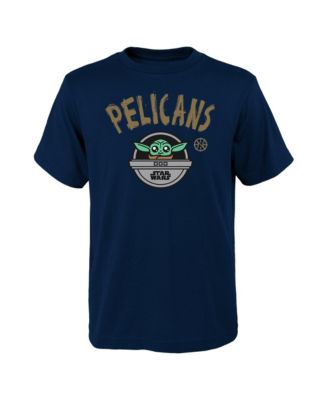 Big Boys' and Girls' Navy New Orleans Pelicans Star Wars The Child T-Shirt