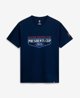 Men's Navy Presidents Cup 2026 Banner T-Shirt