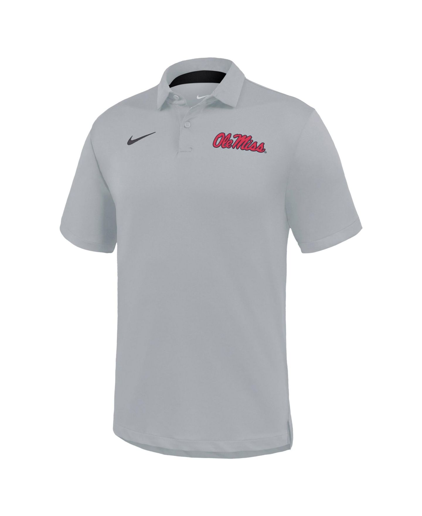 Мужское поло Nike Gray Ole Miss Rebels Dri-FIT Tour Polo — фото 2