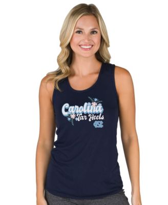 Women's Navy North Carolina Tar Heels Marathon Racerback Tank Top