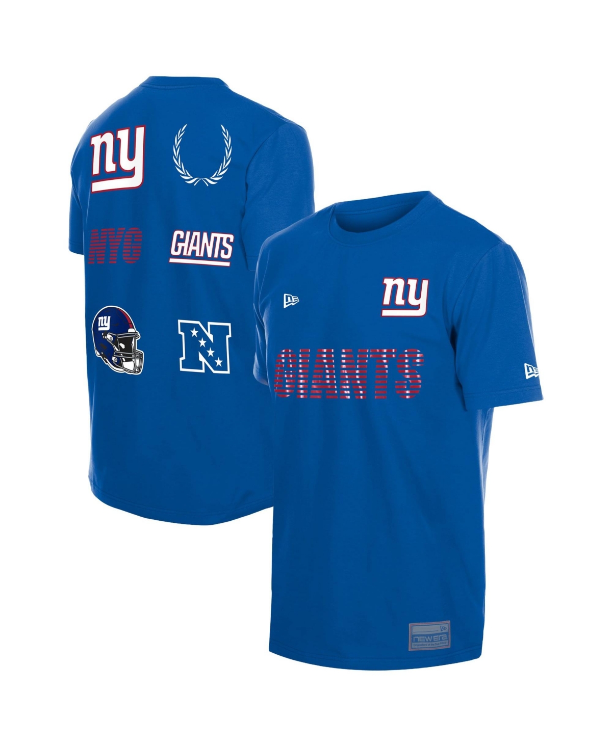 New Era Men's Royal New York Giants Match T-Shirt - Royal