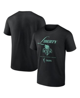 Men's and Women's Black New York Liberty In Motion T-Shirt