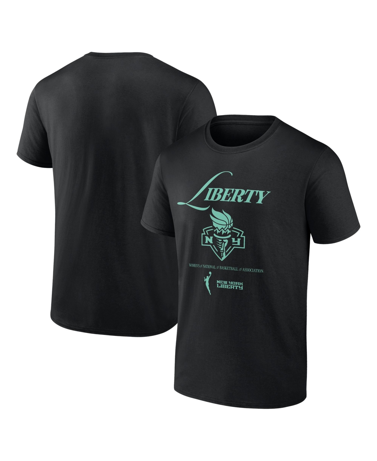 Logo Athletic Men's and Women's Black New York Liberty In Motion T-Shirt - Black
