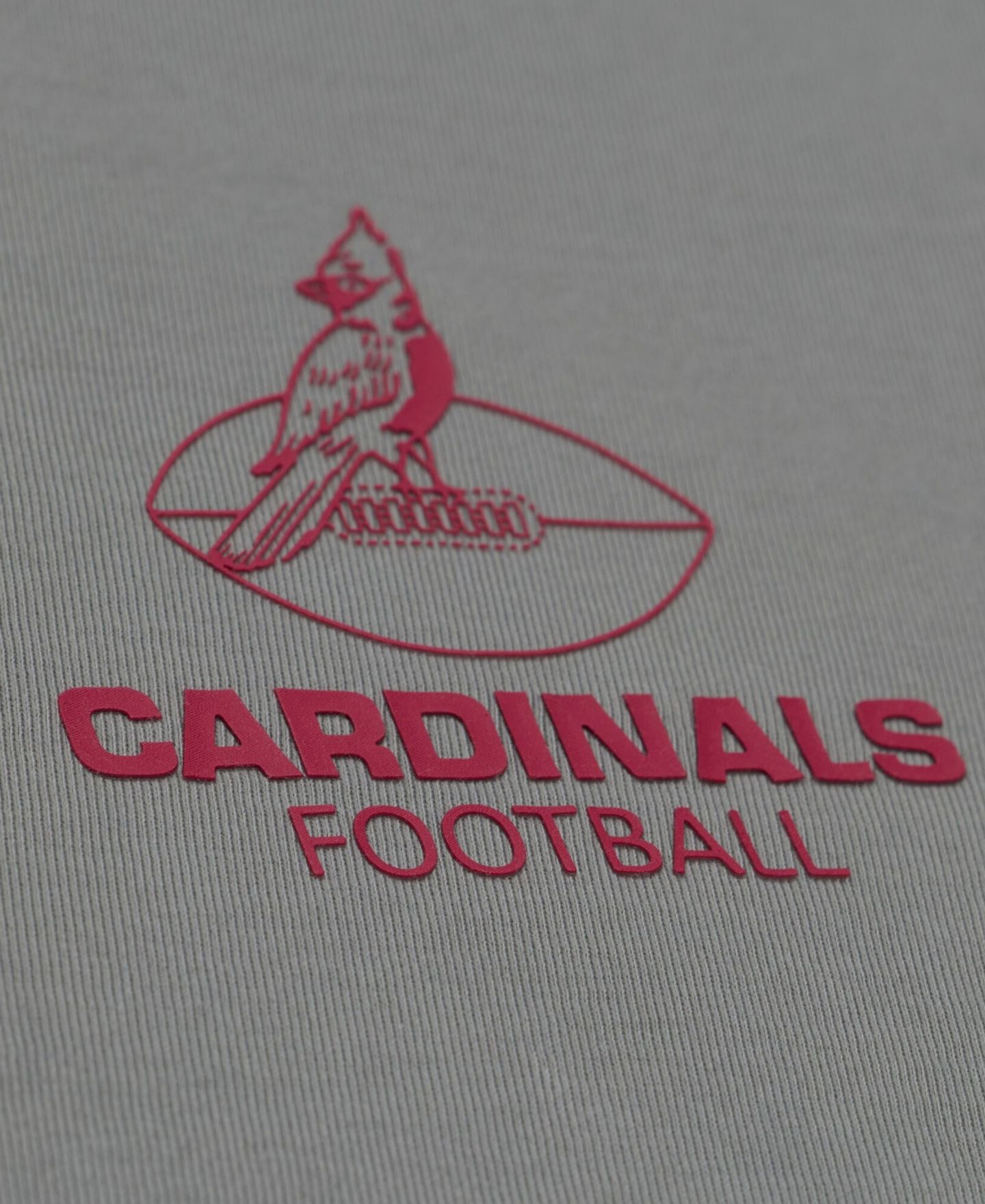 Мужская футболка Mitchell & Ness Gray Arizona Cardinals Core Essentials Micro Logo — фото 3
